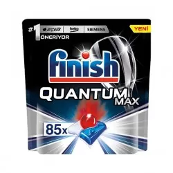 قرص ظرفشویی FINISH QUANTOM MAX بسته 85 عددی