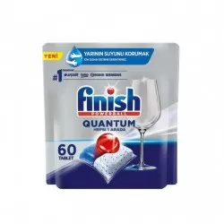 قرص ظرفشویی FINISH QUANTOM POWERBALL بسته 60 عددی