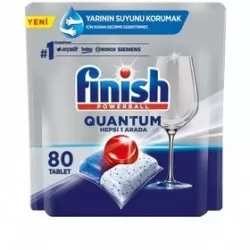 قرص ظرفشویی FINISH QUANTOM POWERBALL بسته 80 عددی تاریخ جدید اصلی