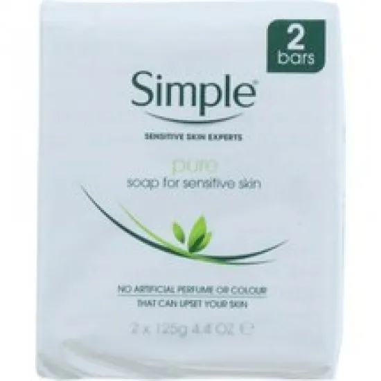 صابون شستشو سیمپل Simple Pure مناسب پوست حساس بسته 2 عددی صابون شستشو سیمپل Simple Pure مناسب پوست حساس بسته 2 عددی