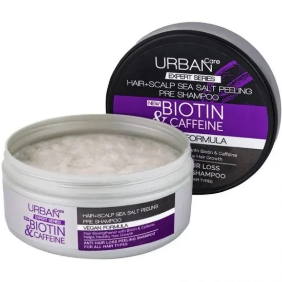 اسکراب کف سر اوربان Urban CARE Scalp Scrub with Caffeine and Biotin