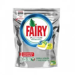 قرص ظرفشویی فیری FAIRY پلاتینوم پلاس بسته 40 عددی