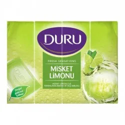 صابون حمام دورو DURU رایحه لیمو و نعناع بسته 4 عددی 600 گرم