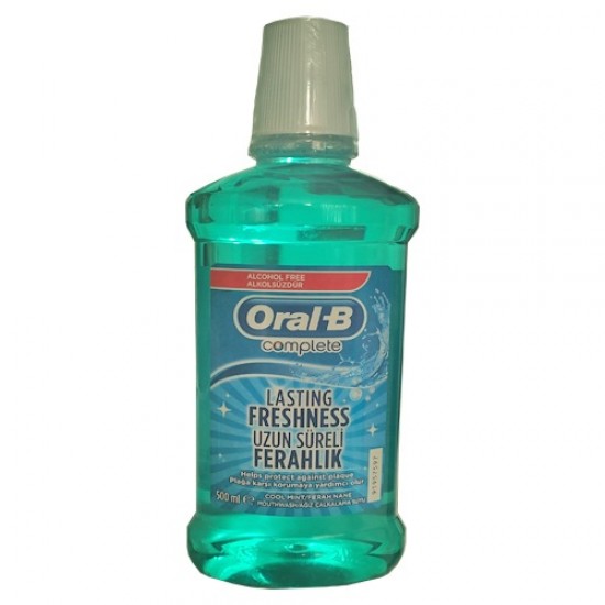 دهان شویه بدون الکل اورال بی ORAL B سری COMPLETE حجم 500 میل دهان شویه بدون الکل اورال بی ORAL B سری COMPLETE حجم 500 میل