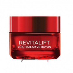 کرم ضد چروک و لیفت صورت و گلو لورال LOREAL REVITALIFT حجم 50 میل کرم ضد چروک و لیفت صورت و گلو لورال LOREAL REVITALIFT حجم 50 میل