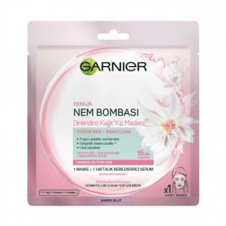 ماسک ورقه ای بمب آبرسان گارنیر GARNIER پوست های حساس ماسک ورقه ای بمب آبرسان گارنیر GARNIER پوست های حساس