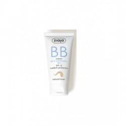 بی بی کرم زیاجا ZIAJA مخصوص پوست های چرب و مختلط SPF15 رنگ بژ طبیعی حجم 50 میل بی بی کرم زیاجا ZIAJA مخصوص پوست های چرب و مختلط SPF15 رنگ بژ طبیعی حجم 50 میل