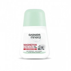 رول ضد تعریق زنانه گارنیر GARNIER مدل MAGNEZYUM ULTRA KURU حجم 50 میل