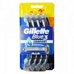 خود تراش 3 لبه ژیلت GILLETTE BLUE 3 بسته 8 عددی خود تراش 3 لبه ژیلت GILLETTE BLUE 3 بسته 8 عددی